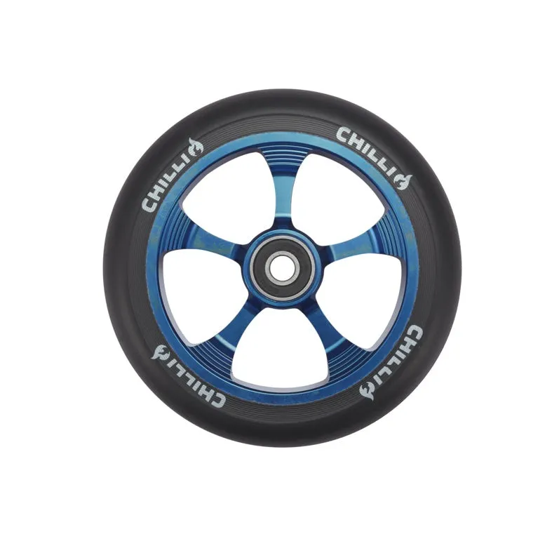 chilli-pro-scooter-wheel-reaper-reloaded-v2-blue-120mm image 1