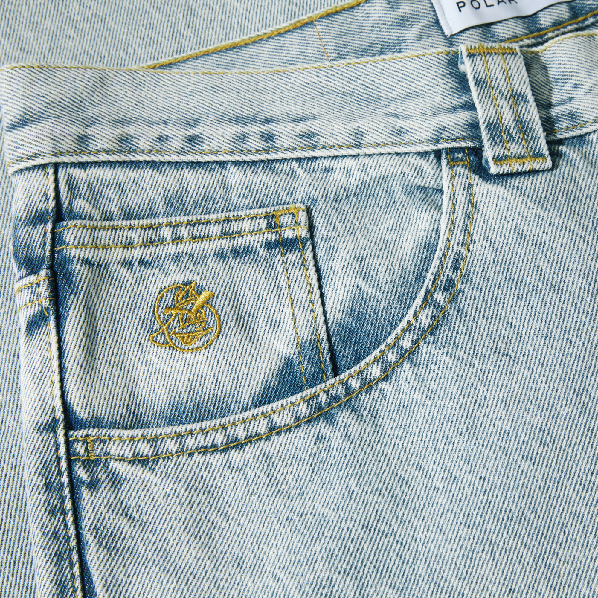 polar-skate-co-93-pants-light-blue-435-gsm-denim-semi-baggy image 4