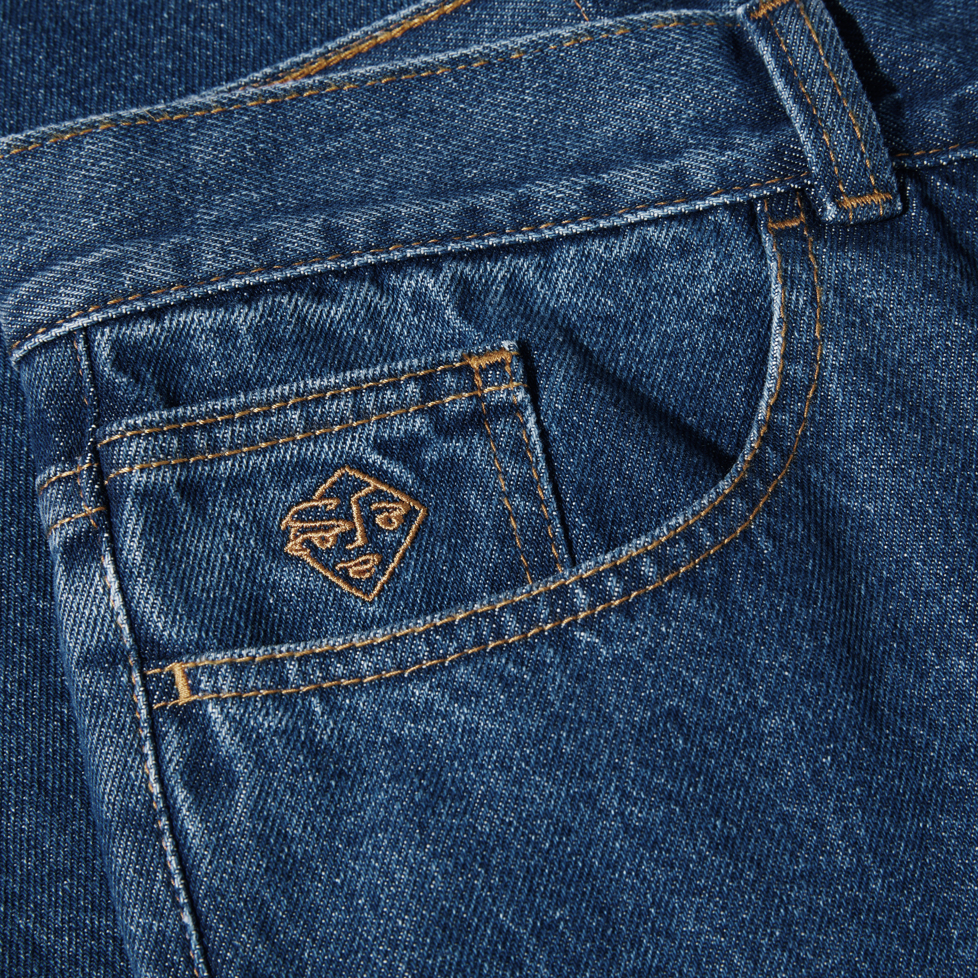 polar-skate-co-89-pants-dark-blue-435-gsm-denim-high-waist-straight-leg image 4