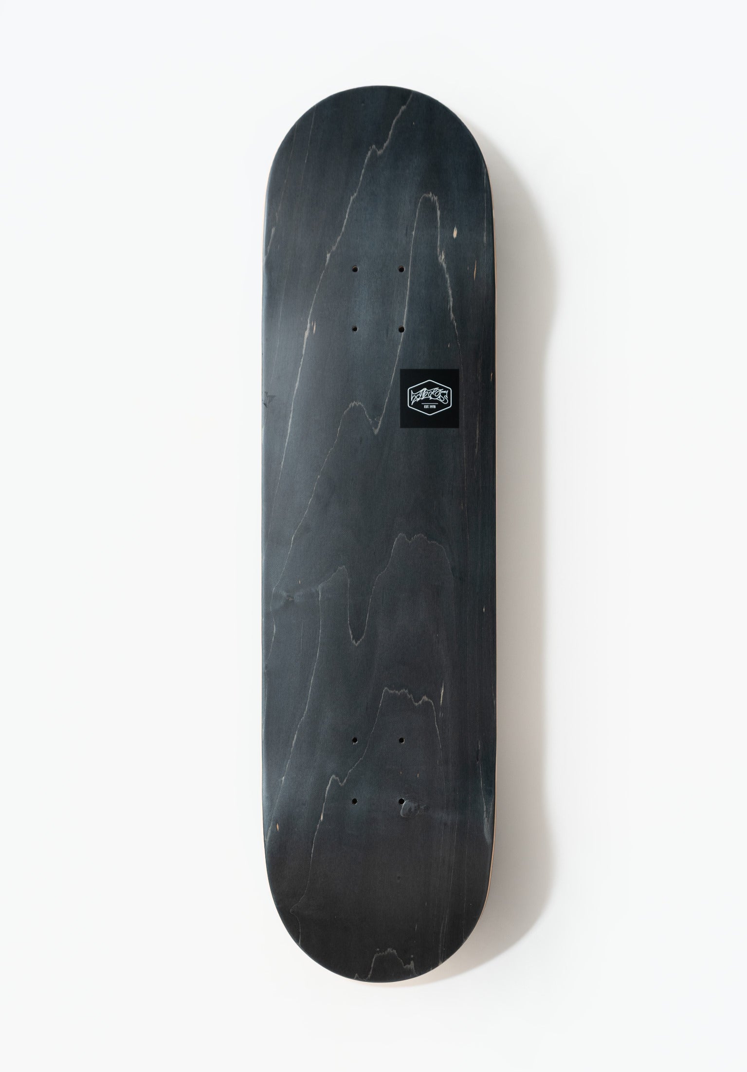 titus-small-logo-vii-skateboard-deck-black image 1