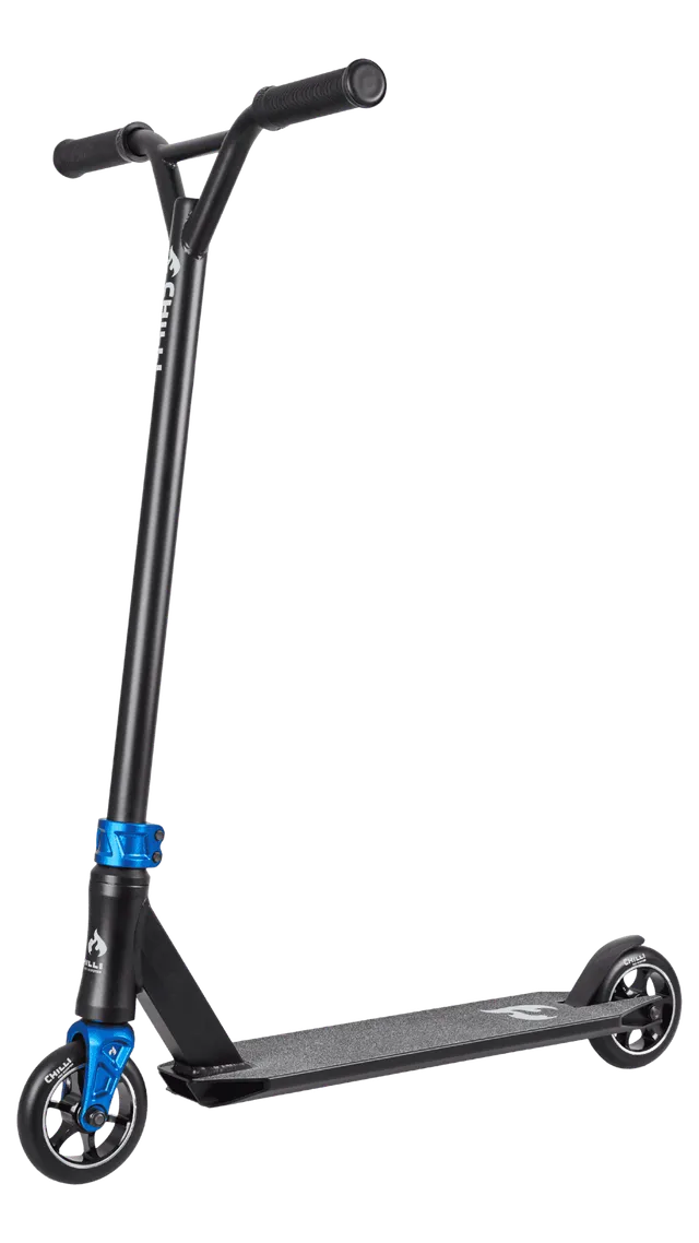 chilli-pro-scooter-5000-black-blue-stunt-scooter image 1