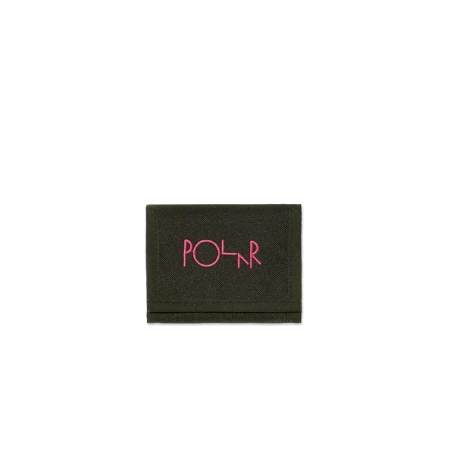 polar-skate-co-key-wallet-script-logo-black-pink-cordura-geldb-rse image 1