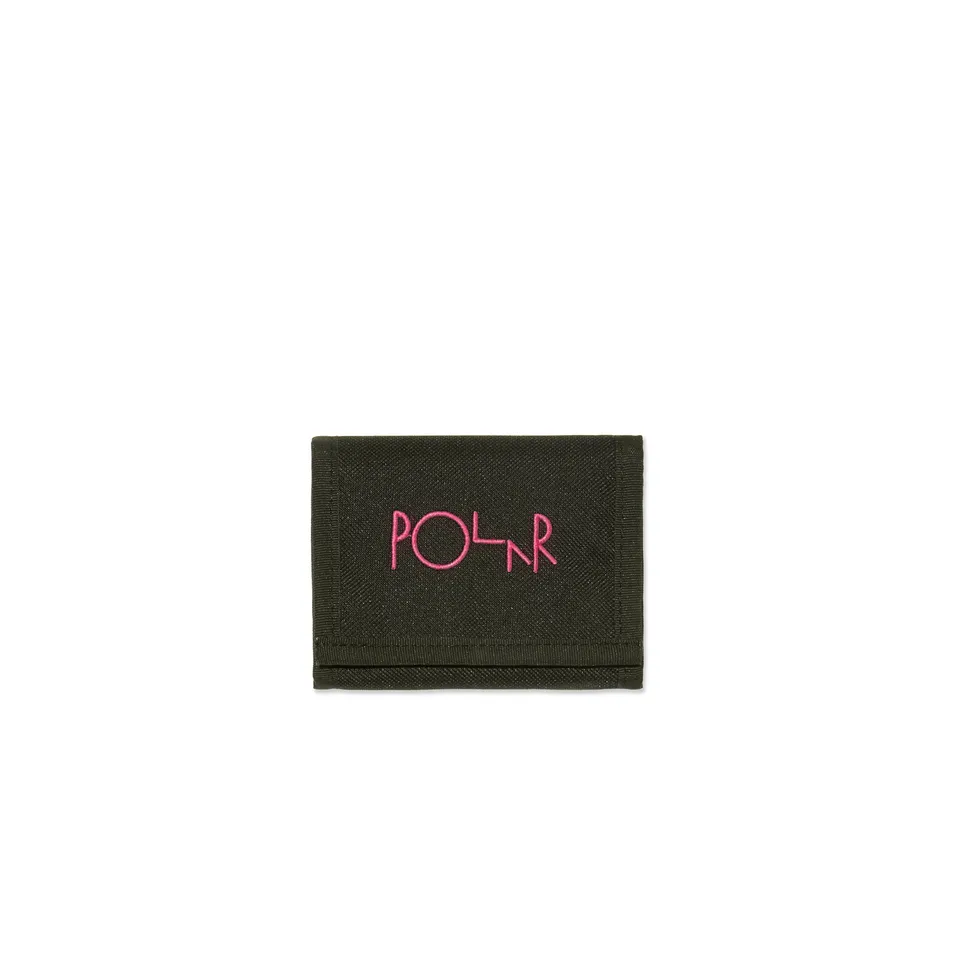 polar-skate-co-key-wallet-script-logo-black-pink-cordura-geldb-rse image 1