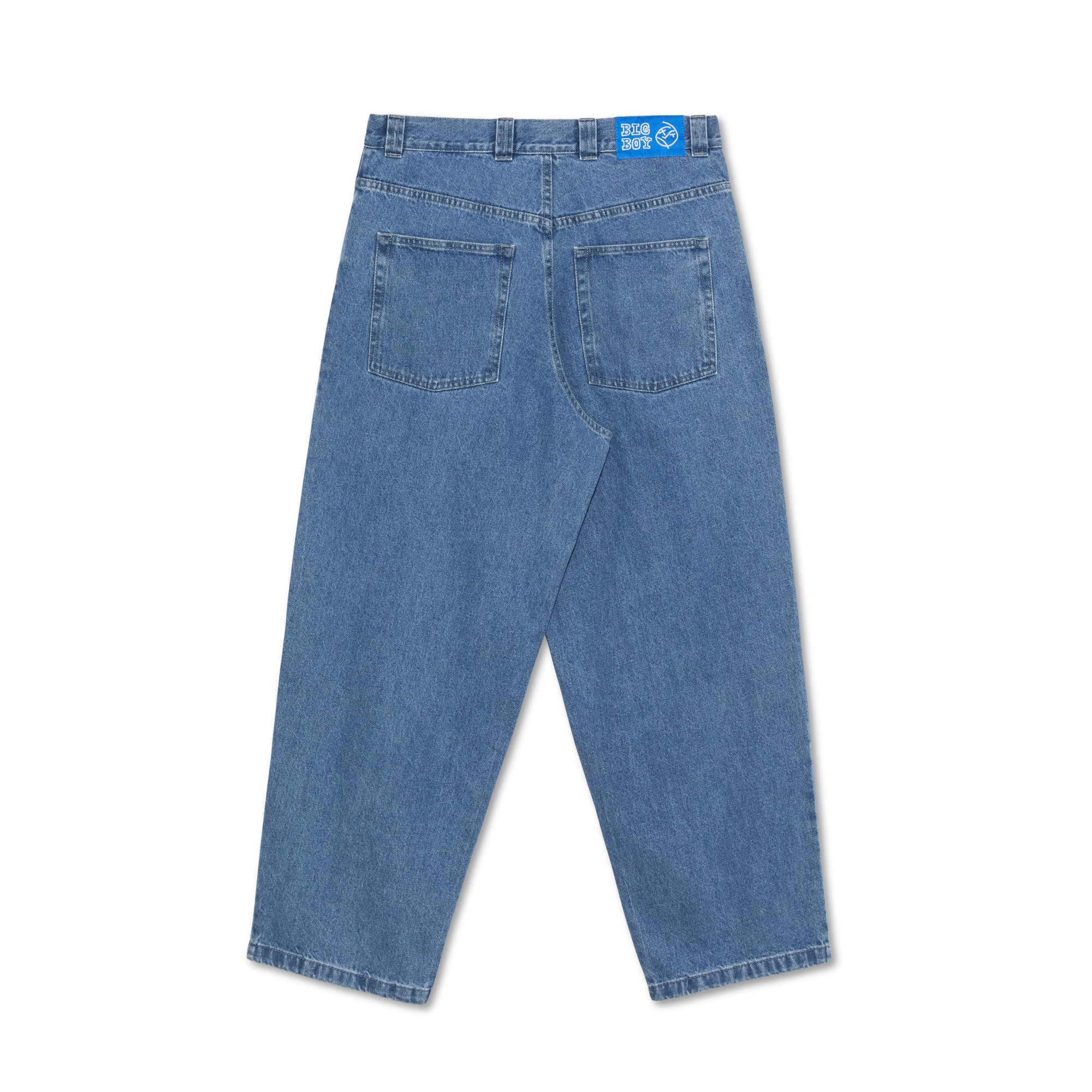 polar-skate-co-big-boy-pants-mid-blue-435-gsm-baggy-denim-mit-tiefem-bund-und-ta image 2