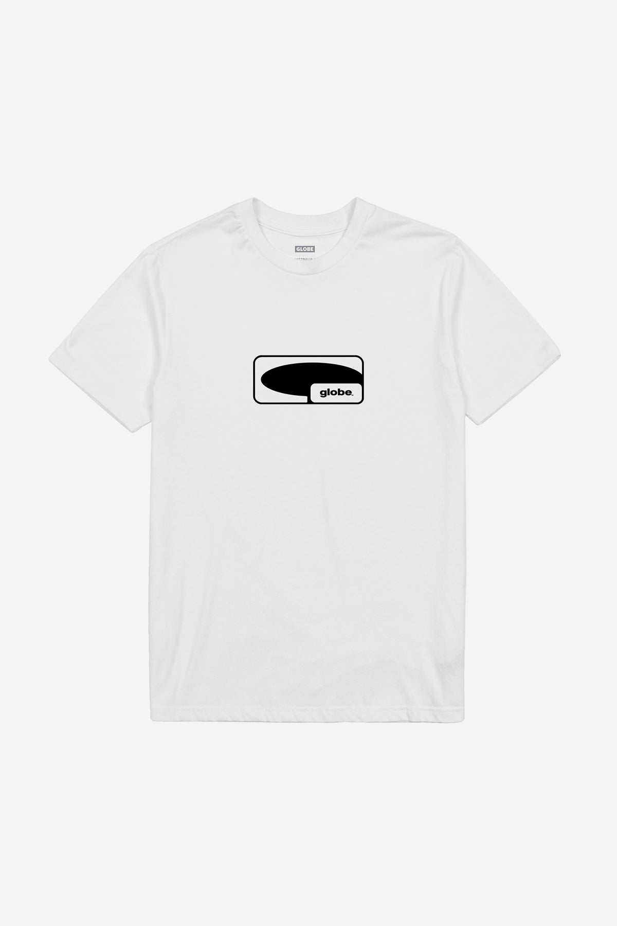 globe-g-icon-tee-white-t-shirt image 1