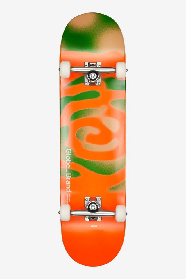 globe-g0-pond-8-25-komplett-skateboard-orange-moss image 1