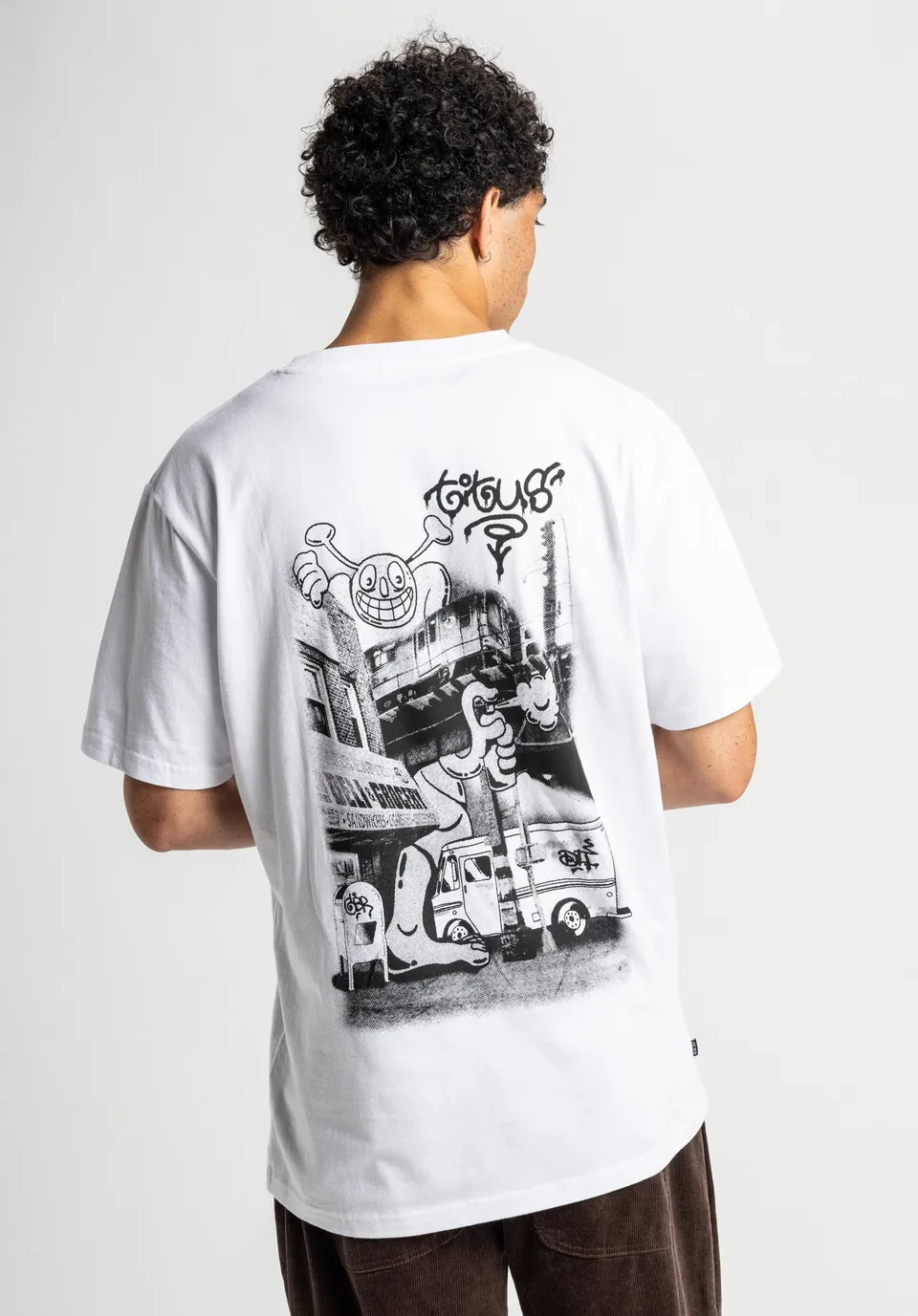 titus-streets-t-shirt-graffiti-comic-backprint-regular-fit-baumwolle image 1