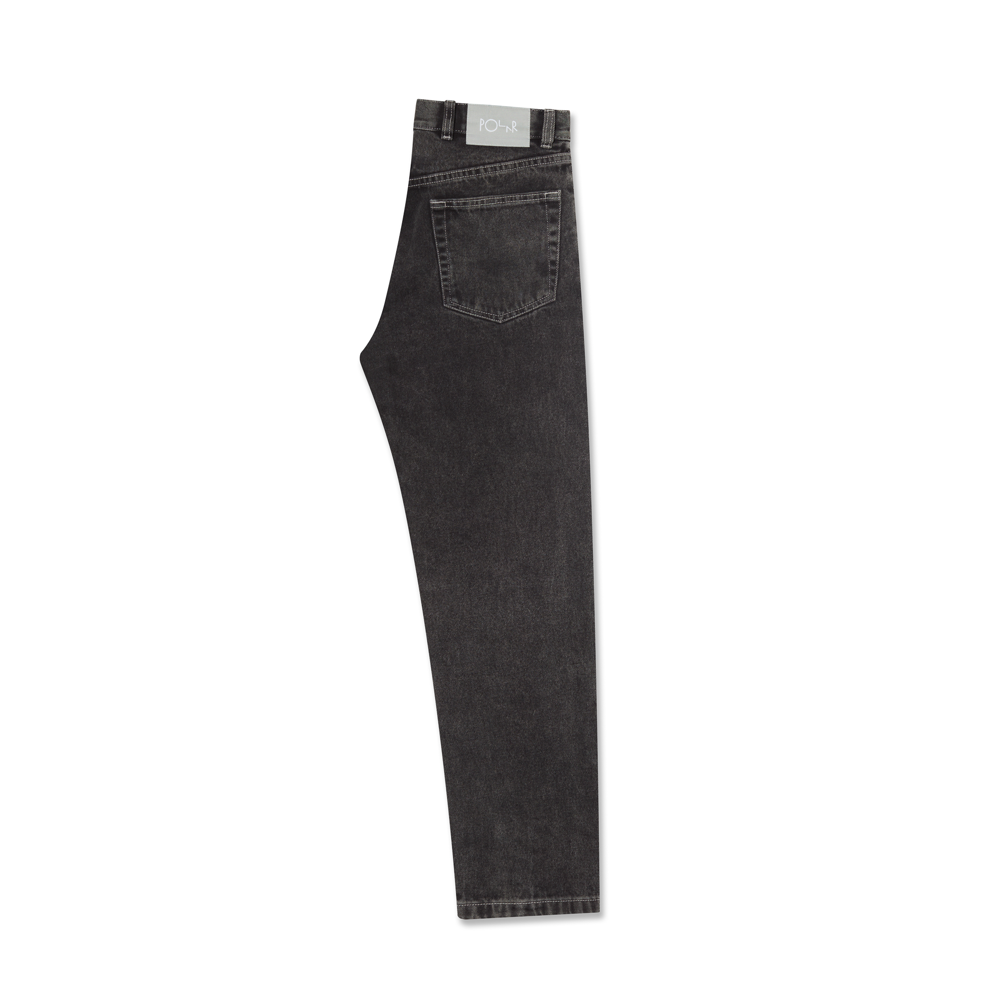 polar-skate-co-89-pants-silver-black-denim-high-waist-straight-leg image 3
