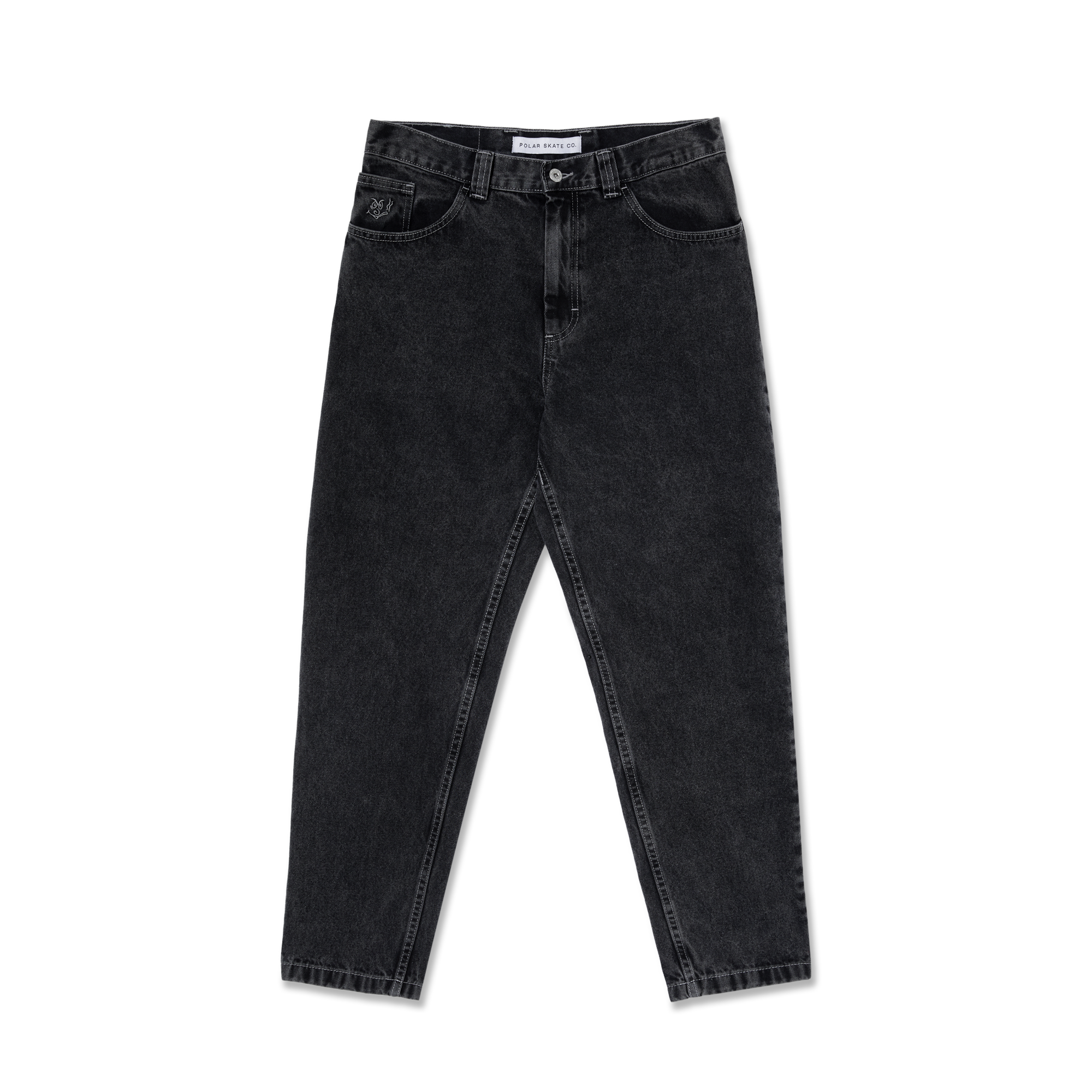 polar-skate-co-92-pants-silver-black-denim image 1