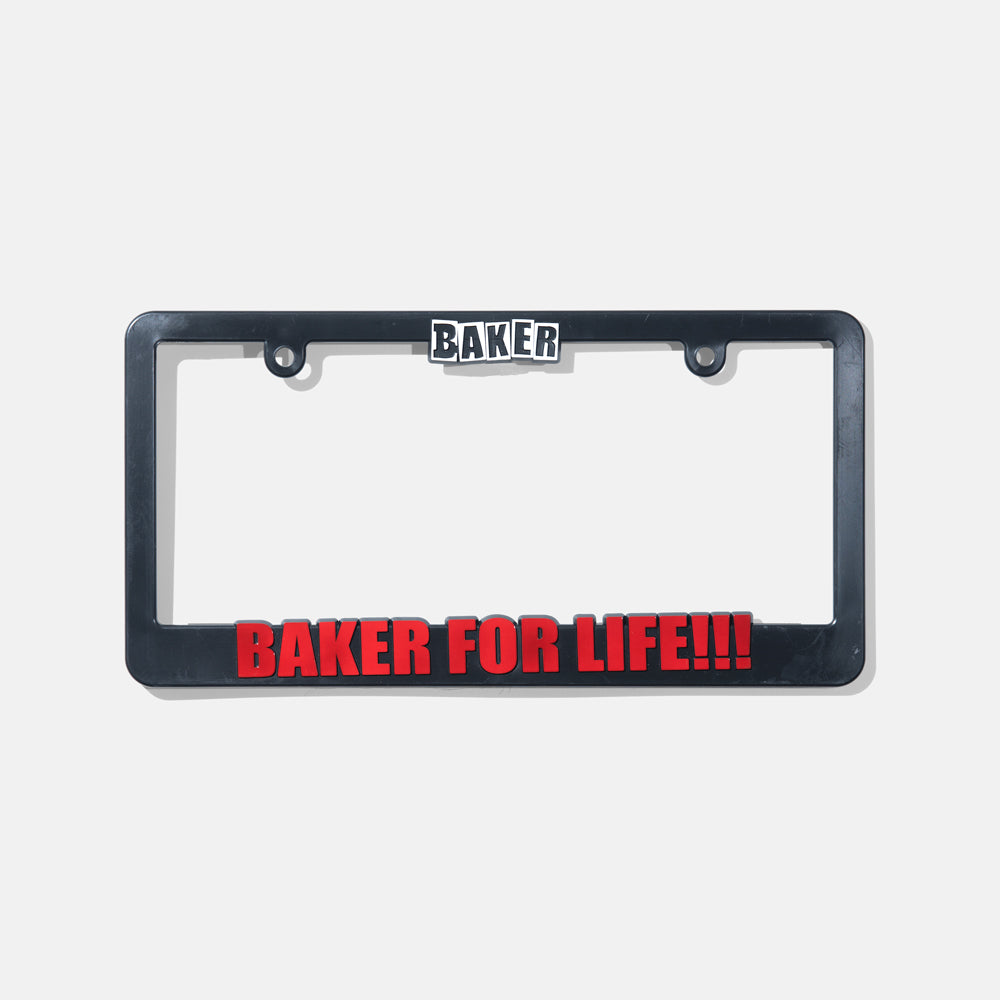 baker-skateboards-baker-for-life-license-plate-frame image 1