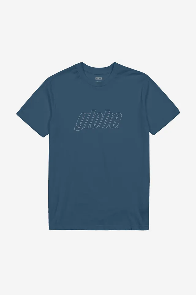 globe-impact-tee-steel-blue-100-bio-baumwolle-170gsm image 1