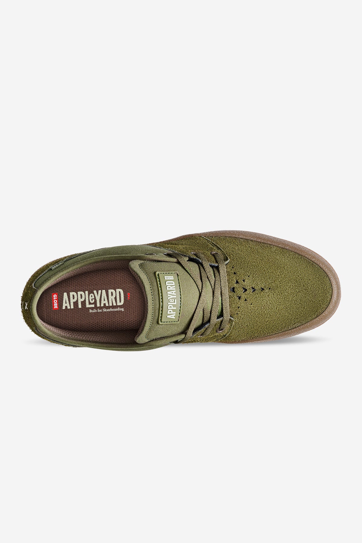 globe-mahalo-skateschuh-military-olive-crepe image 3