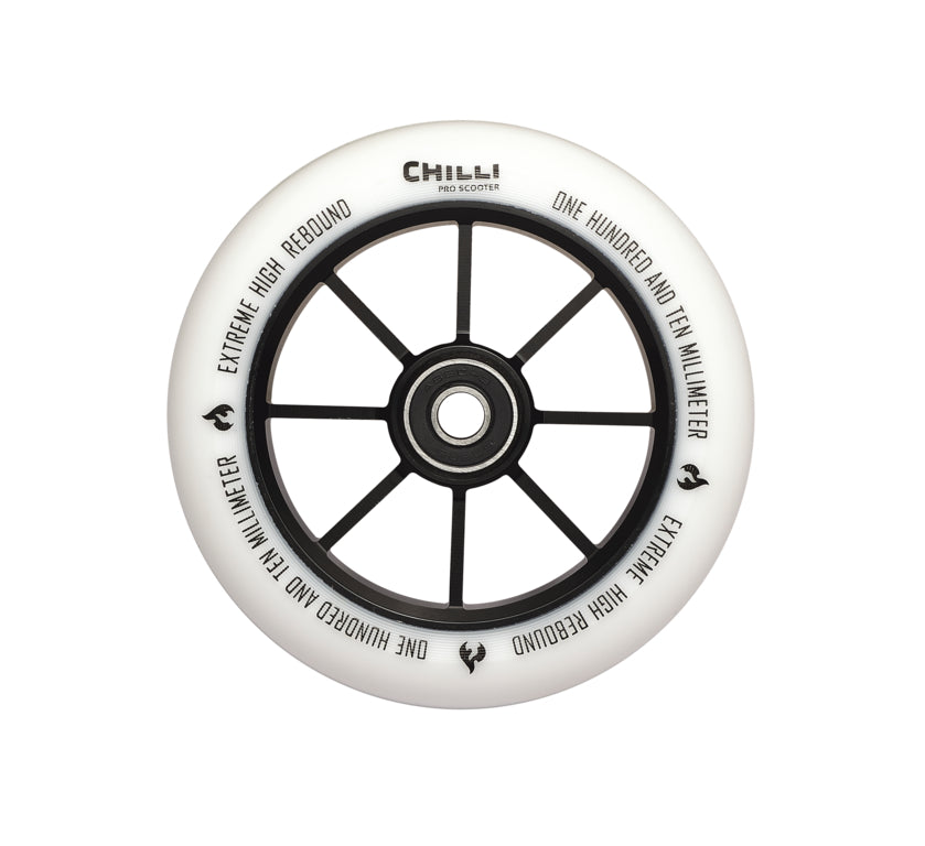 chilli-pro-scooter-wheel-white-110mm-base-stunt-scooter-rolle-1-st-ck image 1
