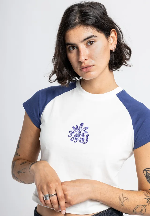 titus-enzio-t-shirt-boxy-fit-mit-flower-stickerei image 1
