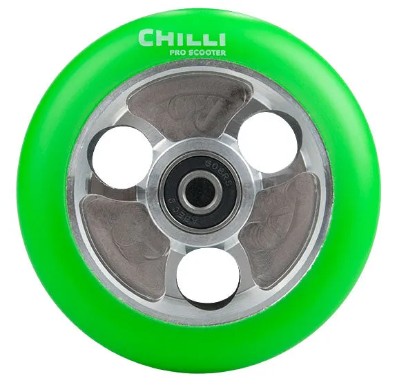 chilli-pro-scooter-wheel-parabol-green-100-mm-rolle image 1