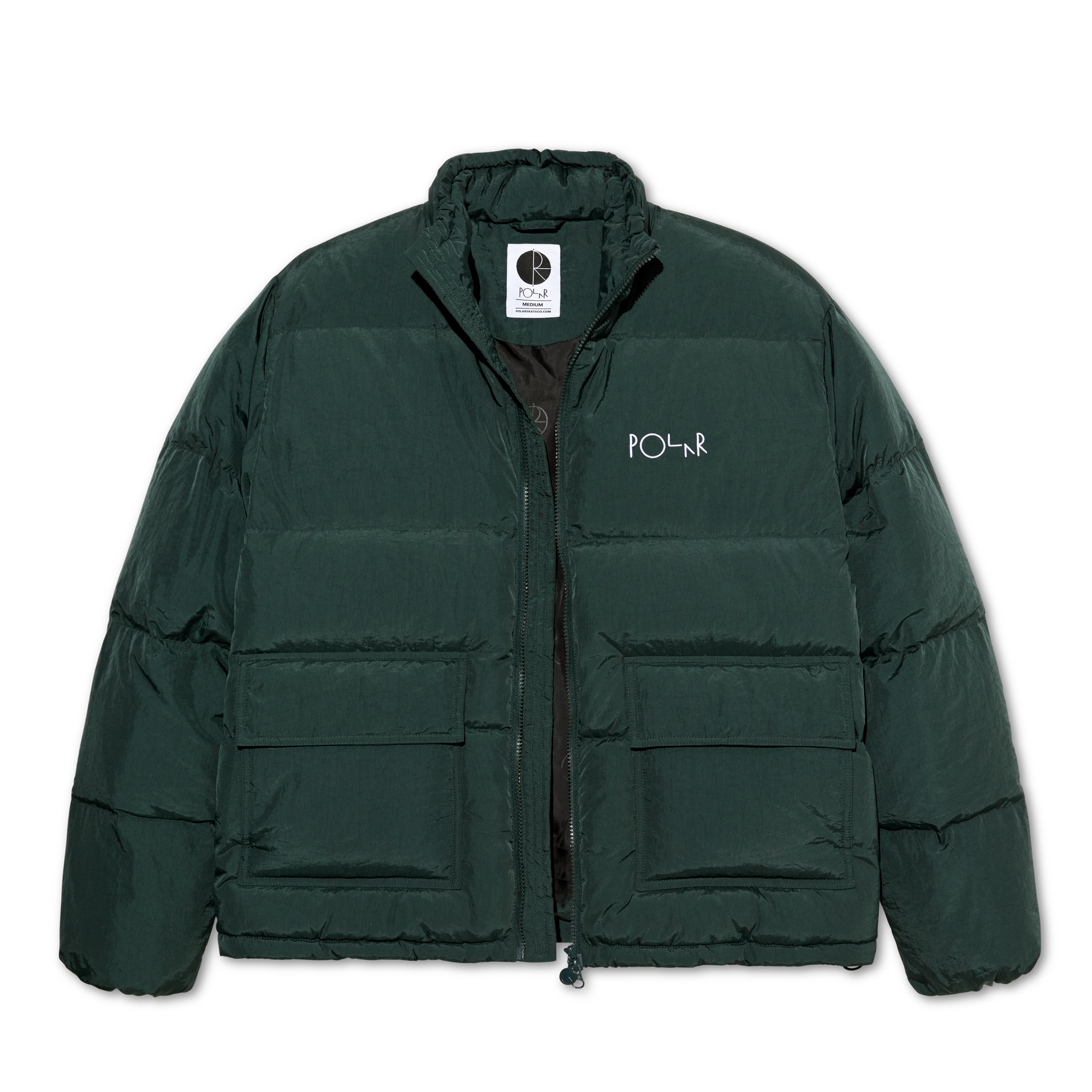 polar-skate-co-pocket-puffer-jacket-dark-teal-daunenjacke-mit-90-r-d-s-daunen image 2
