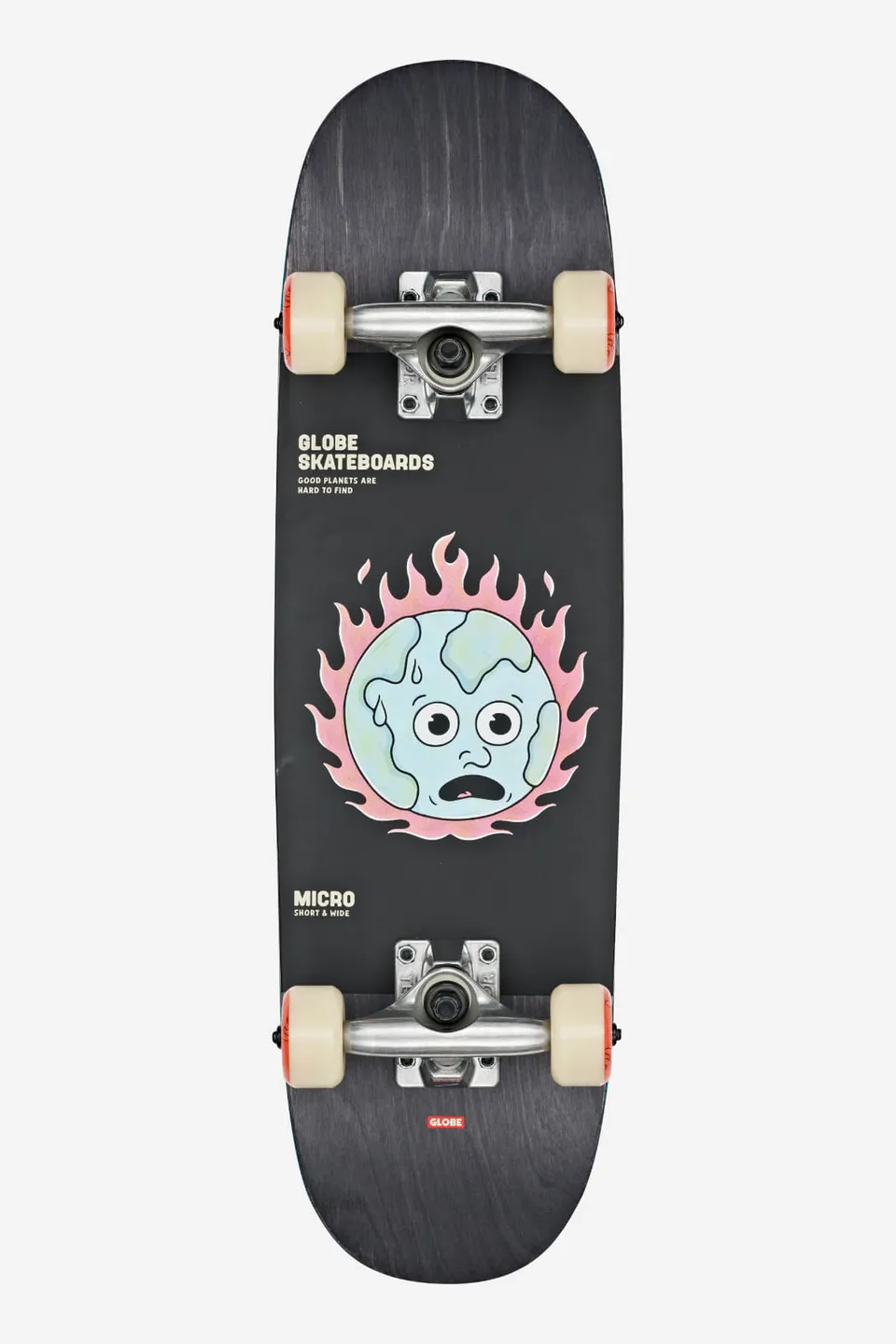 globe-kids-softie-83-micro-7-125-komplett-skateboard-black-in-flames-kinder image 1