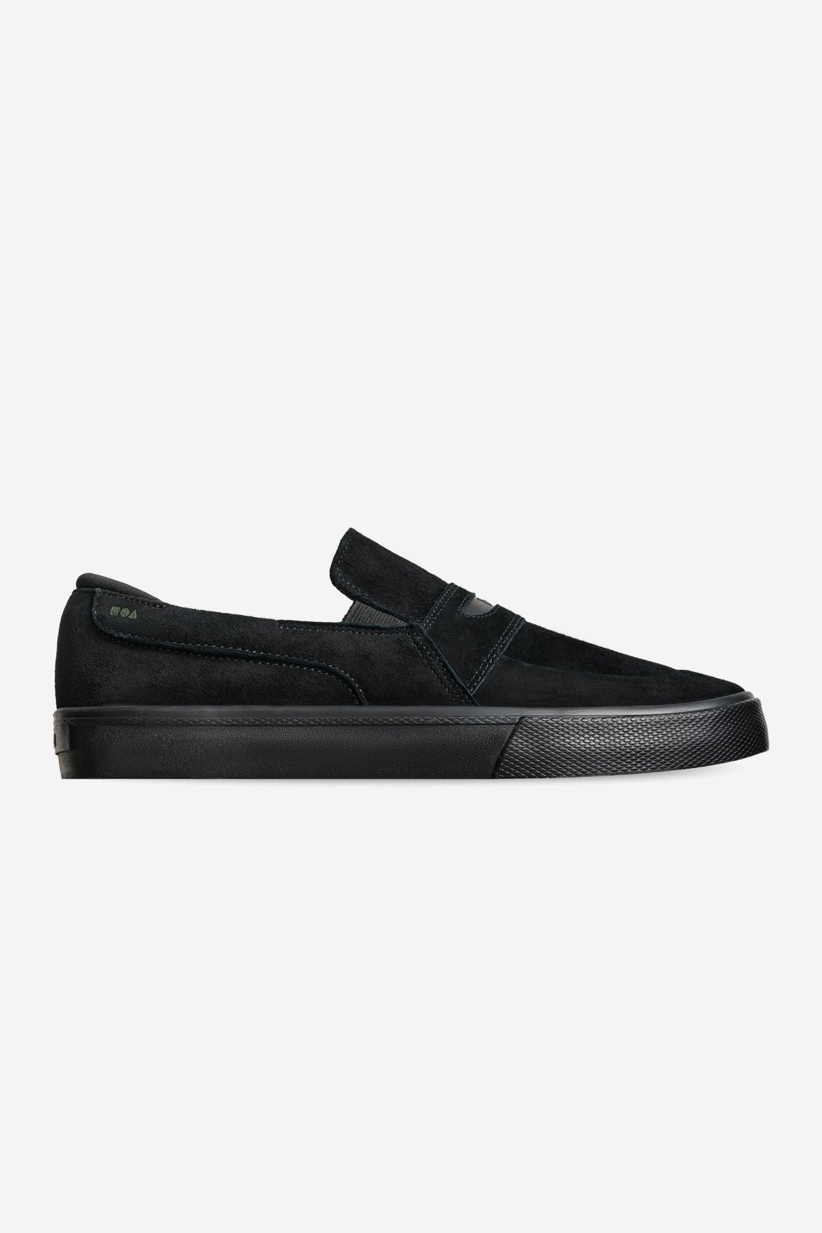 globe-liaizon-slip-on-skateschuh-black-suede-loafer-stil image 1