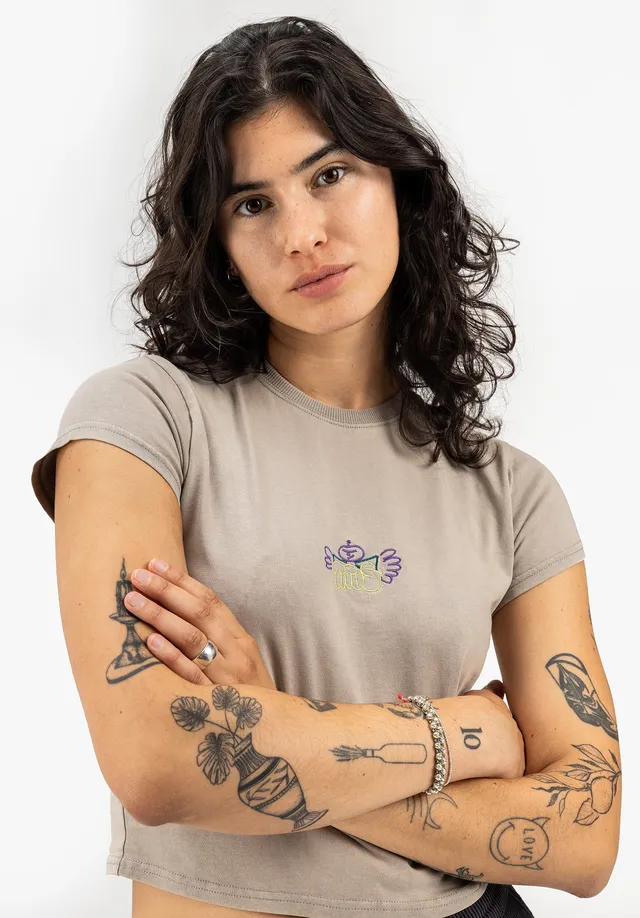 titus-roma-t-shirt-cropped-fit-mit-stickerei image 1