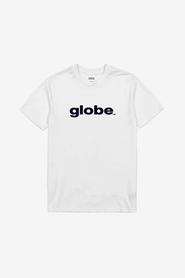 globe-o-g-tee-white-t-shirt image 1