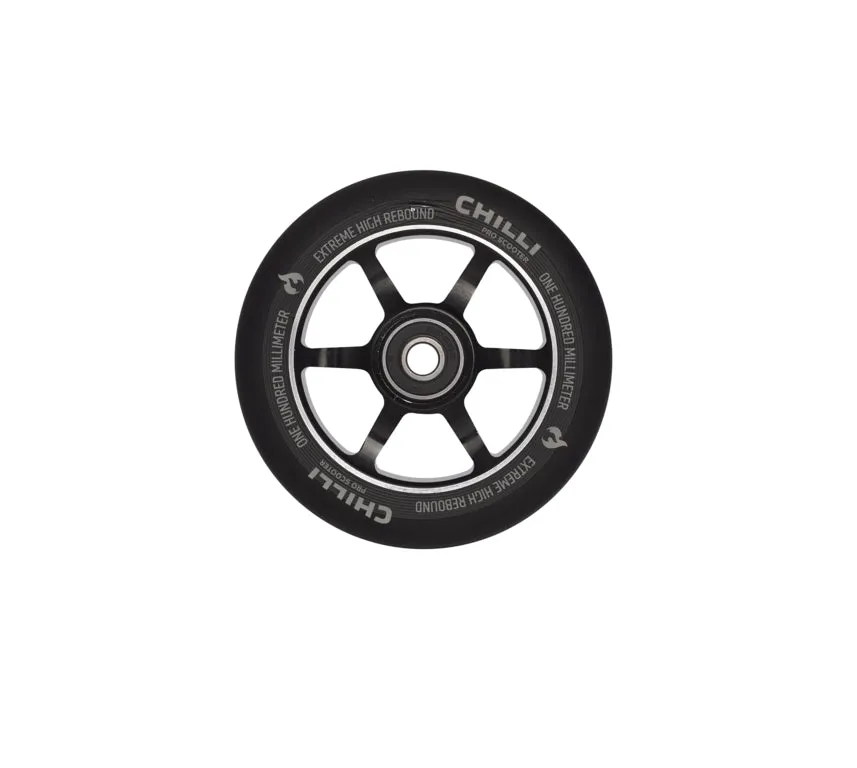 chilli-pro-scooter-wheel-black-100mm-3000 image 1