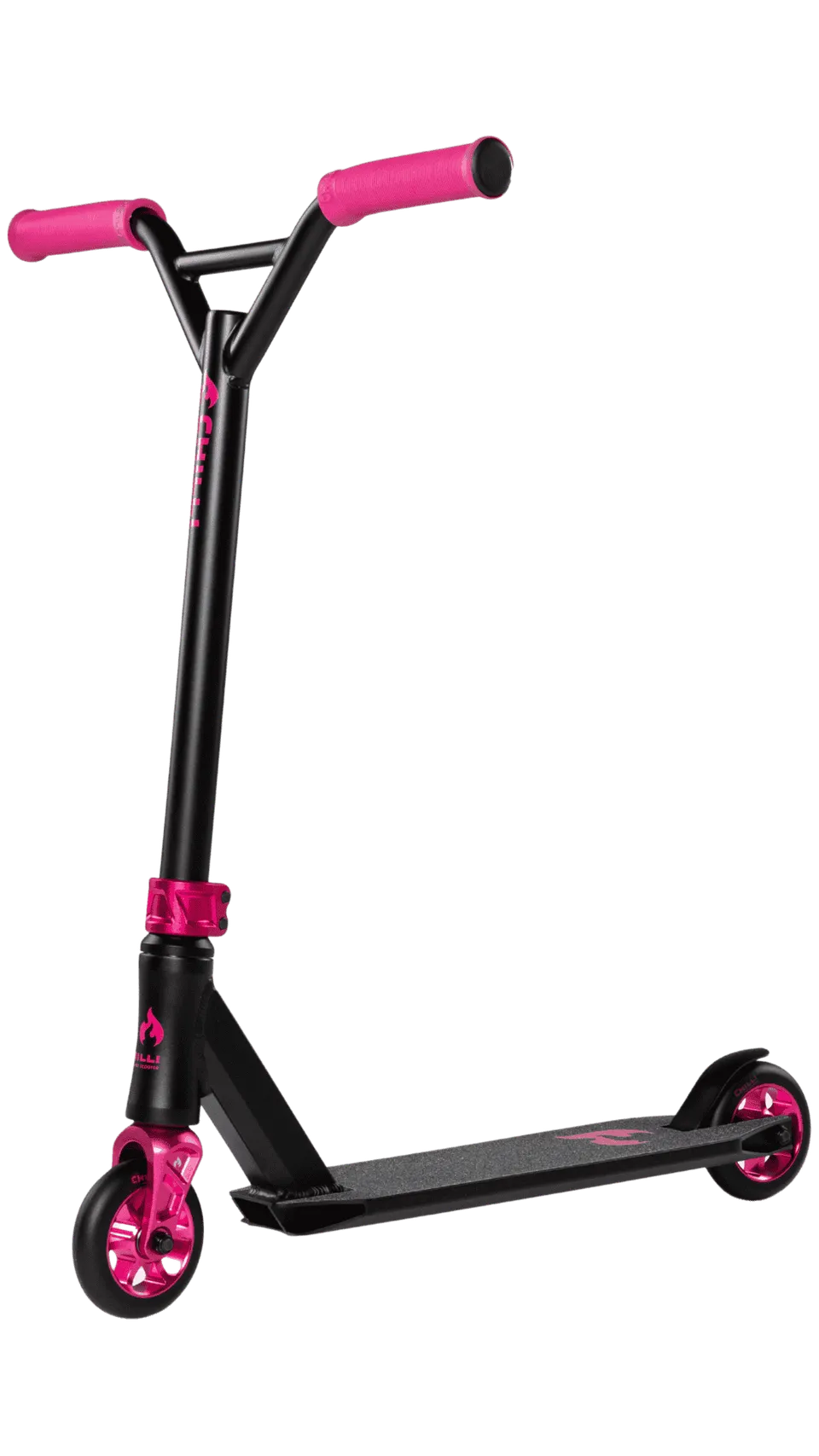 chilli-pro-scooter-3000-shredder-komplett-scooter-pink-100-mm image 1