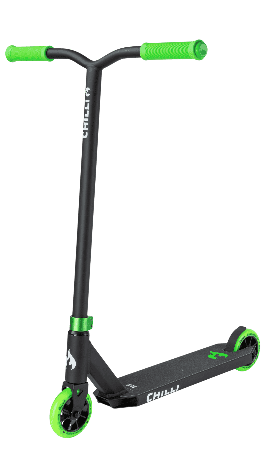 chilli-pro-scooter-base-stunt-scooter-black-green image 1