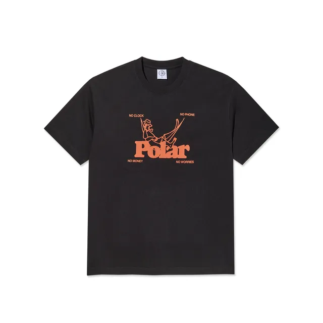 polar-skate-co-no-worries-t-shirt-black-230-gsm-bio-baumwolle-regular-fit image 1