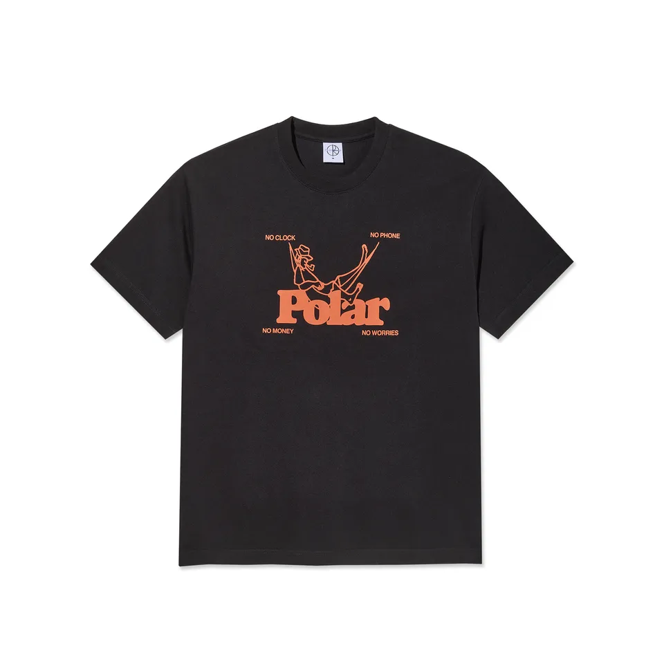 polar-skate-co-no-worries-t-shirt-black-230-gsm-bio-baumwolle-regular-fit image 1