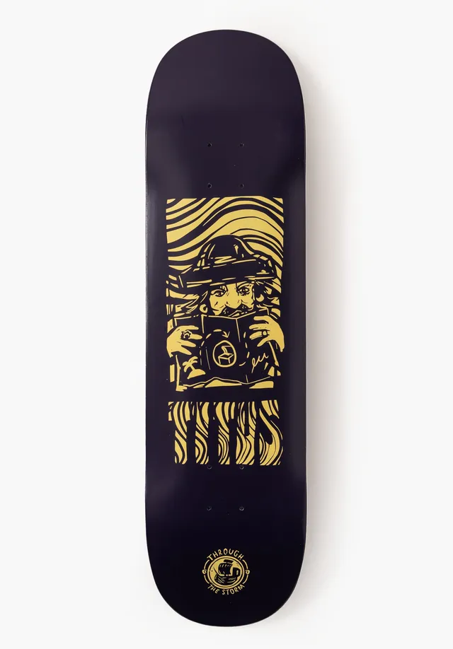 titus-through-the-storm-captain-skateboard-deck-blau-pro-qualit-t image 1