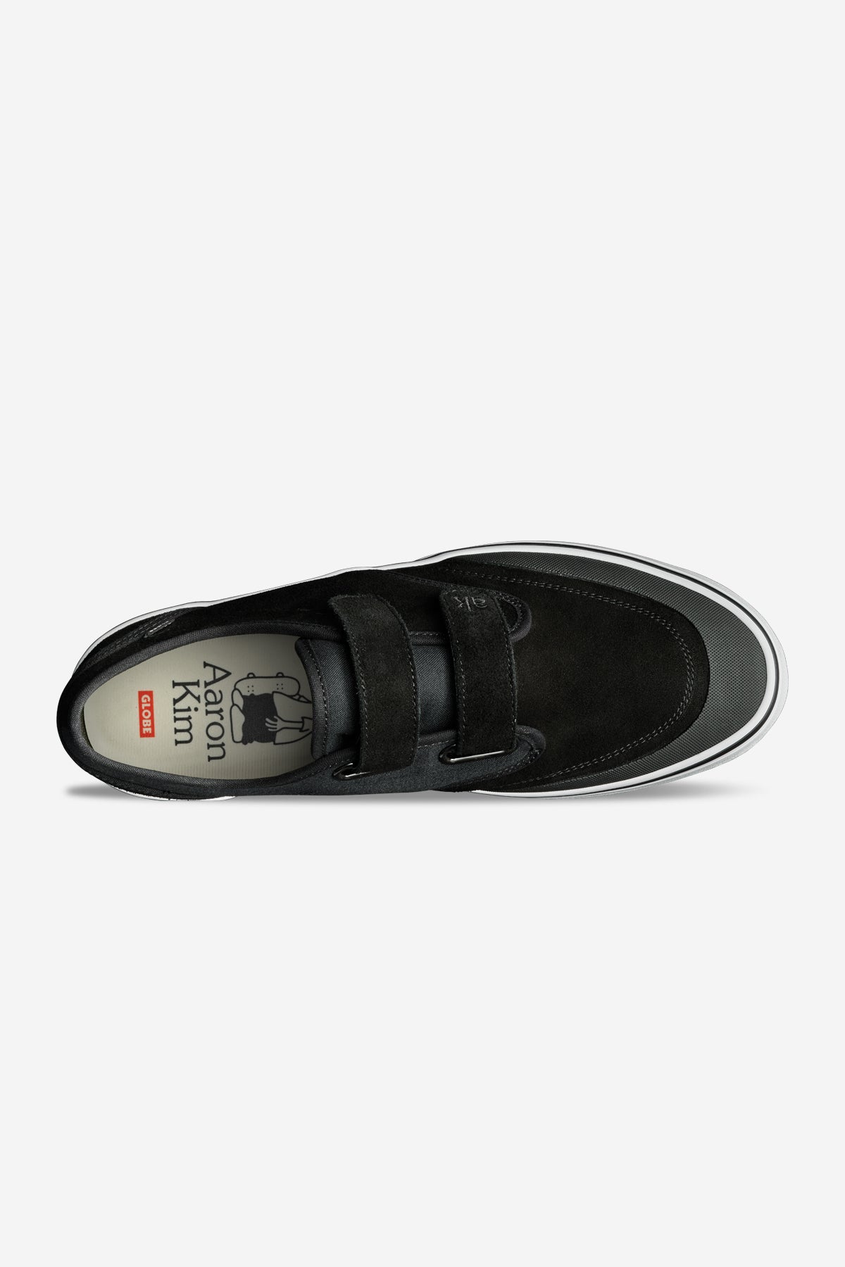 globe-motley-ii-strap-black-white-skateschuhe-mit-klettverschluss image 2