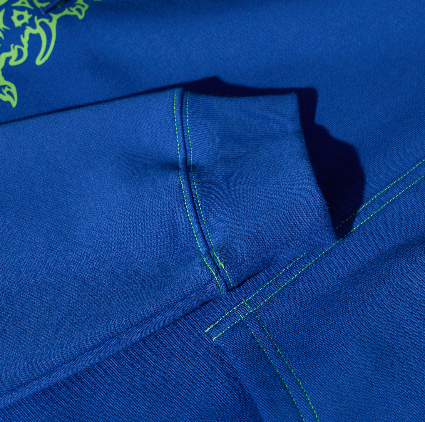 polar-skate-co-contrast-dave-hoodie-egyptian-blue-350-gsm-fleece-crude-logo image 4