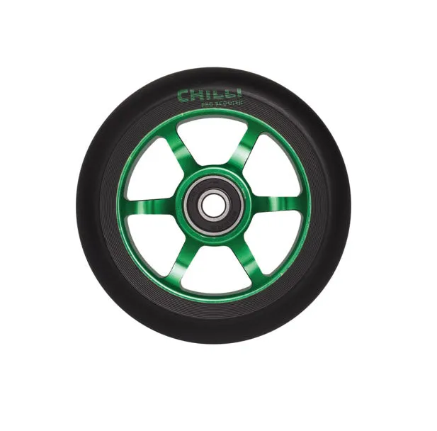 chilli-pro-scooter-wheel-100mm-ersatzrolle-green-f-r-3000 image 1