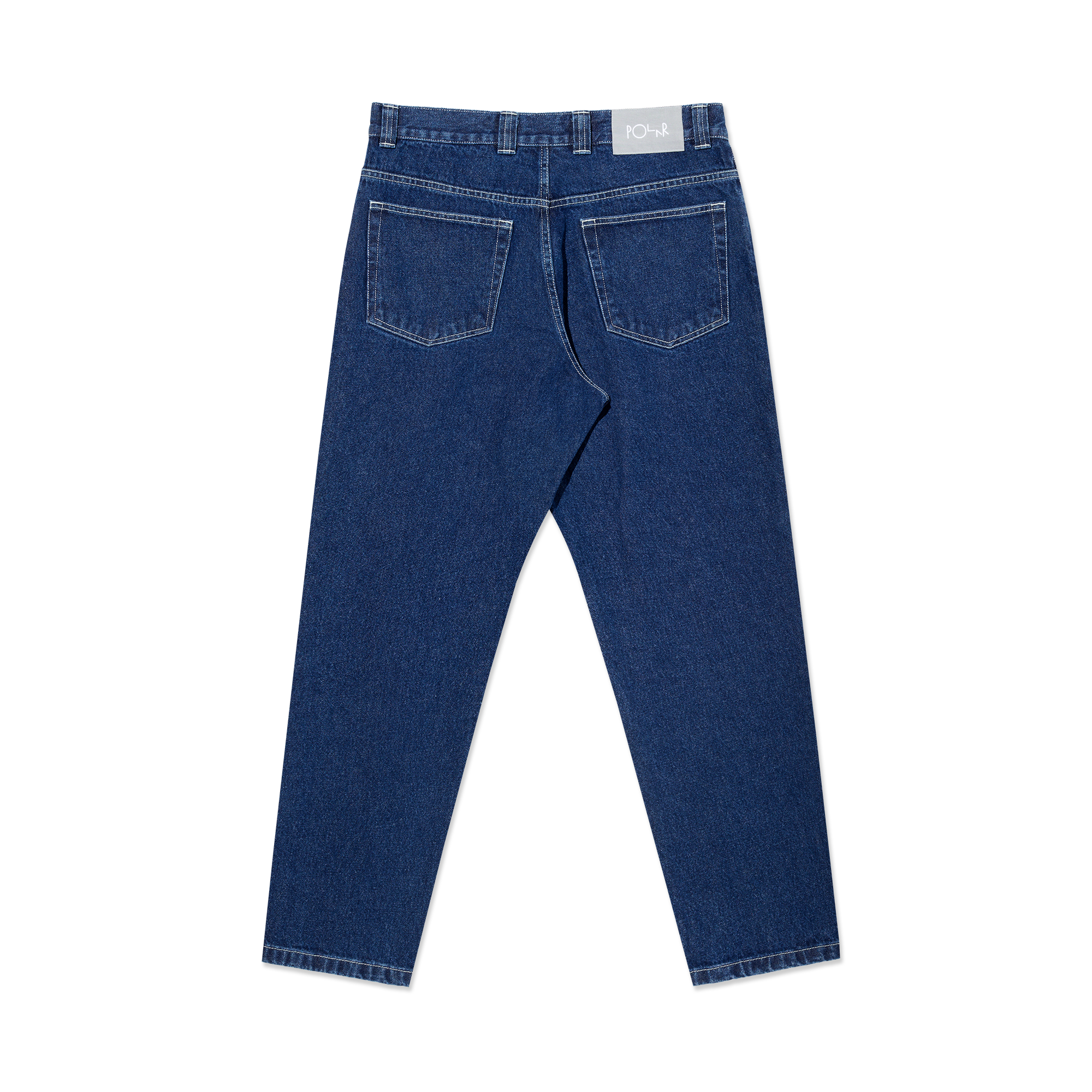 polar-skate-co-92-pants-dark-blue-w-white-stitching image 2