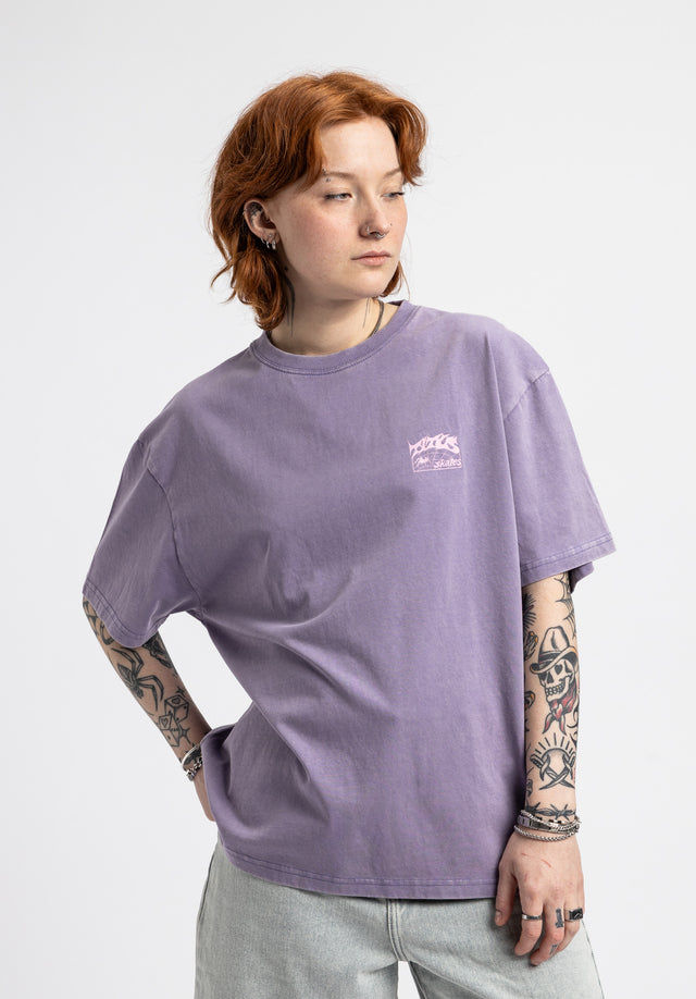 titus-heritage-clean-wmn-t-shirt-damen-shirt-in-dark-lilac-faded image 2