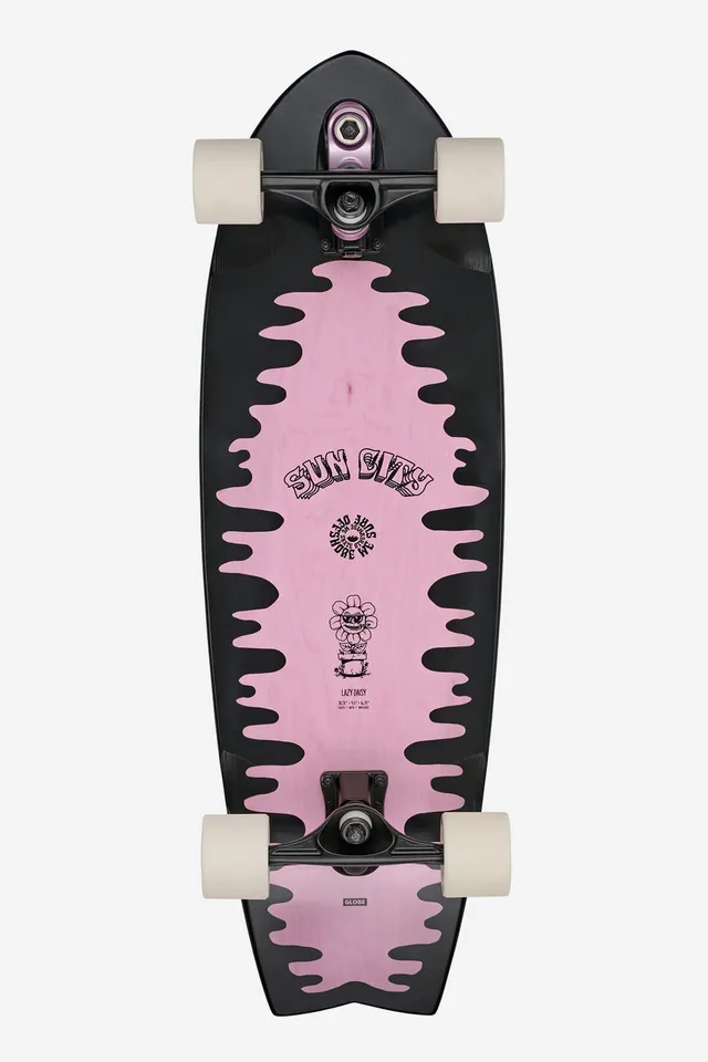 globe-sun-city-2-surf-skate-complete-lazy-daisy-30-swallow-tail-cruiser image 1