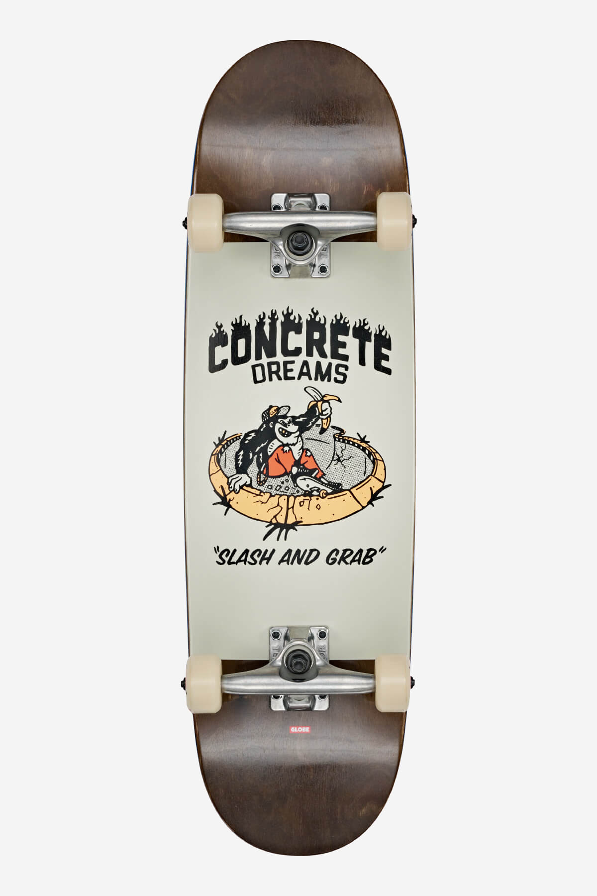 globe-kids-softie-83-mid-8-25-komplett-skateboard-dark-maple-concrete-dreams image 1