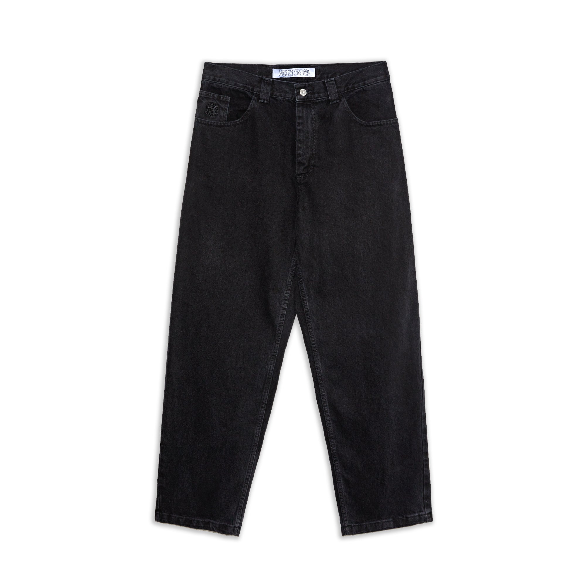 polar-skate-co-93-pants-pitch-black-straight-leg-denim image 1