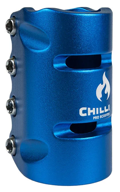 chilli-pro-scooter-base-scs-4-bolt-clamp-blue-klemme image 1