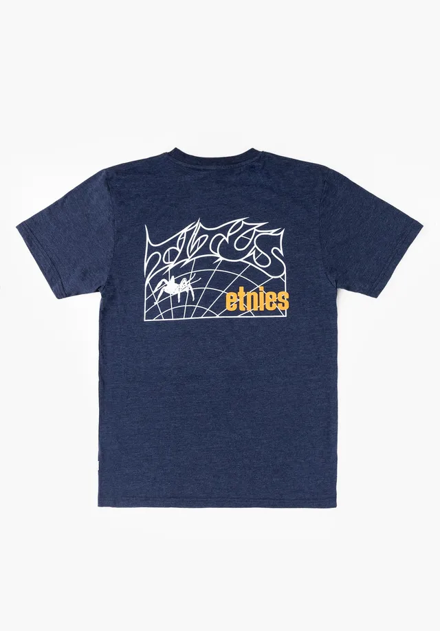 etnies-x-titus-t-shirt-dark-navy-mottled-kollaboration image 1