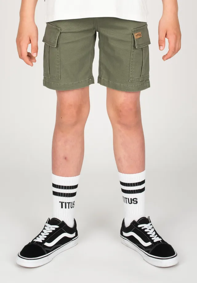 titus-twill-cargo-kids-shorts-schmal-geschnitten image 1