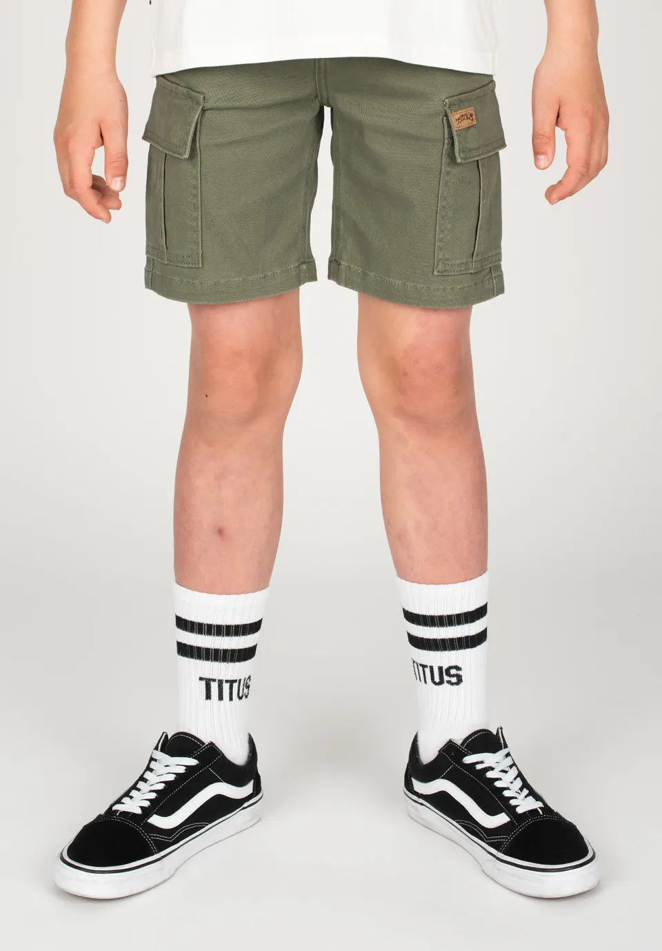 titus-twill-cargo-kids-shorts-schmal-geschnitten image 1