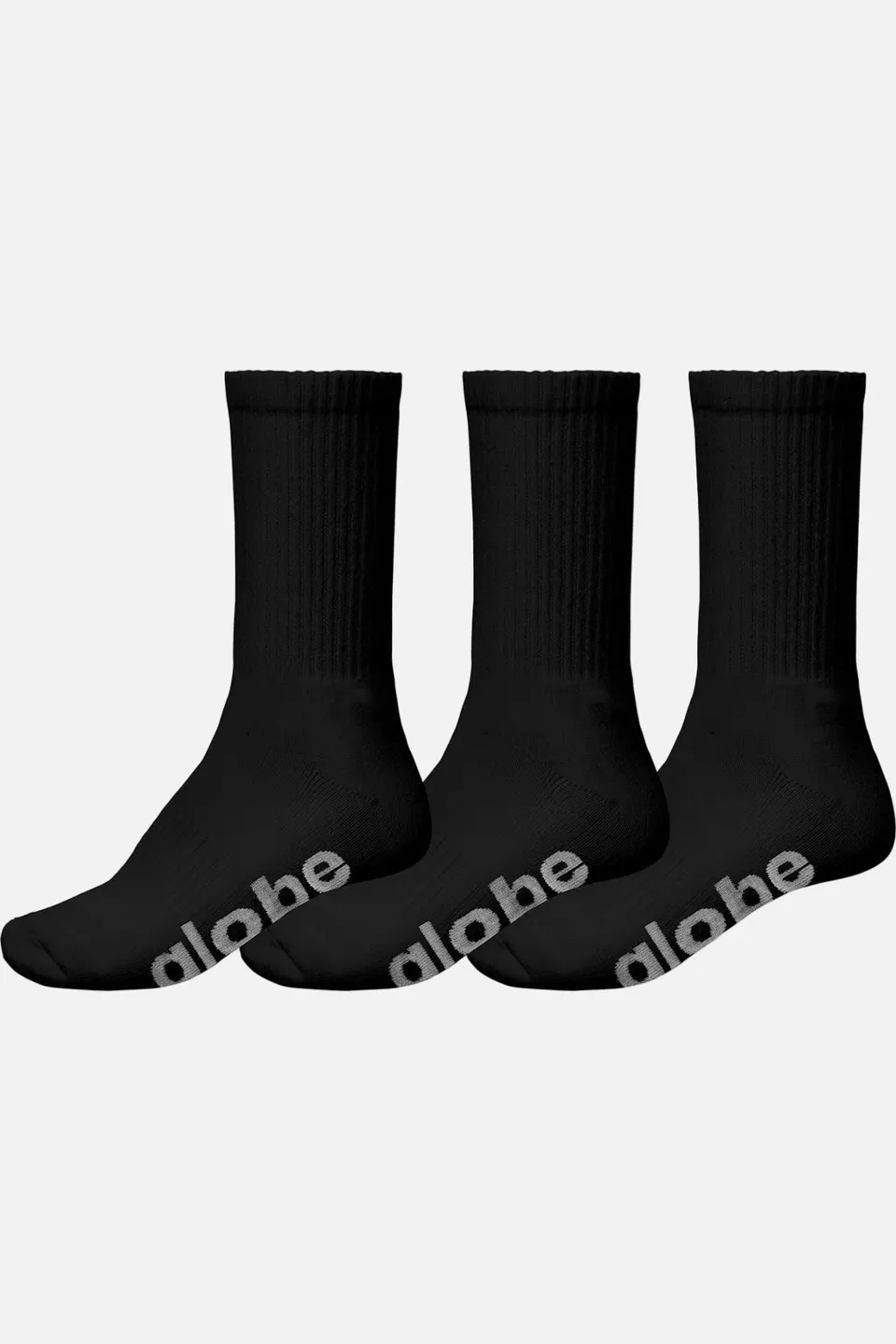globe-og-stealth-hi-crew-sock-3er-pack-schwarz image 1