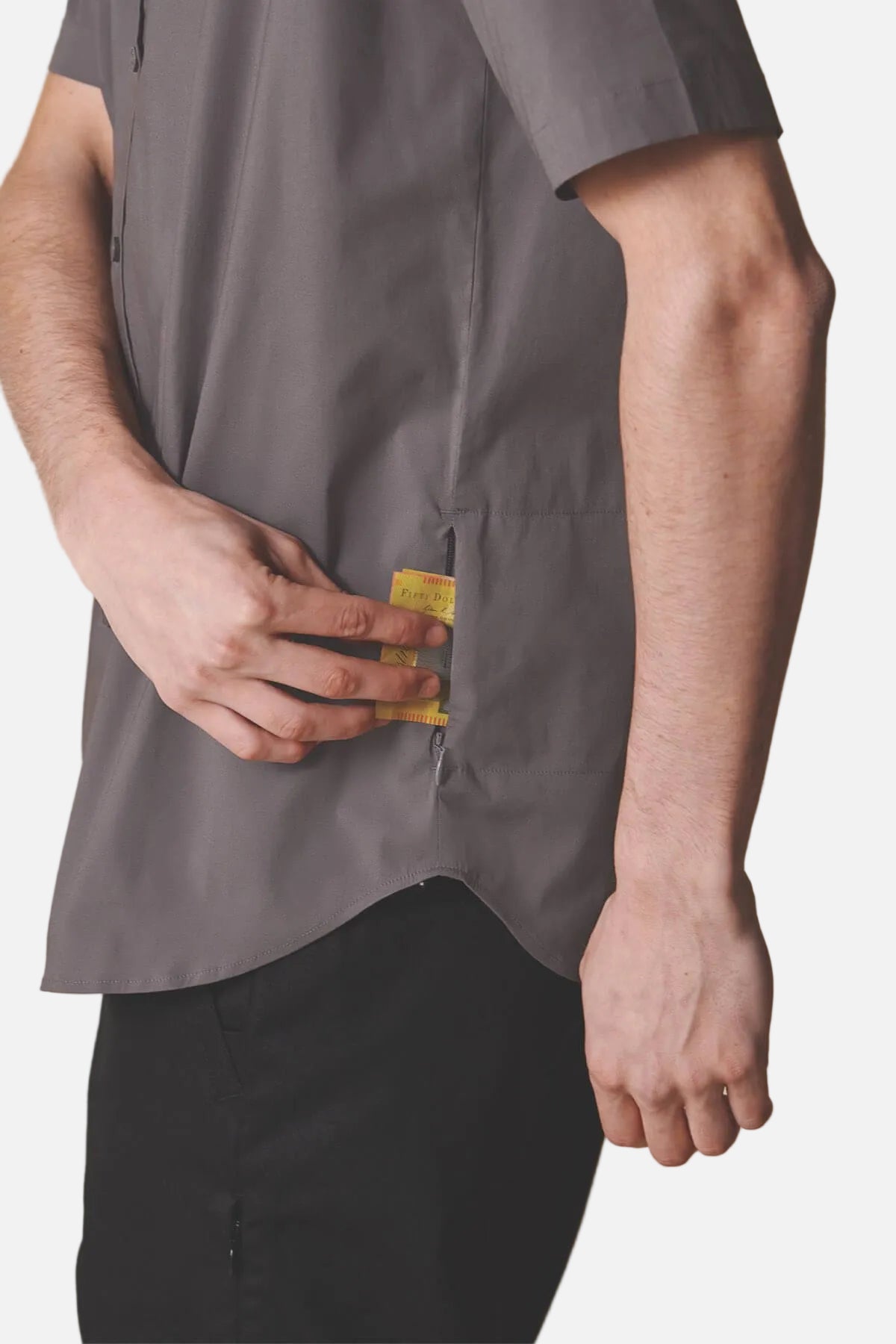 globe-foundation-s-s-hemd-titanium-kurzarm-button-up-aus-bio-baumwoll-stretch image 3