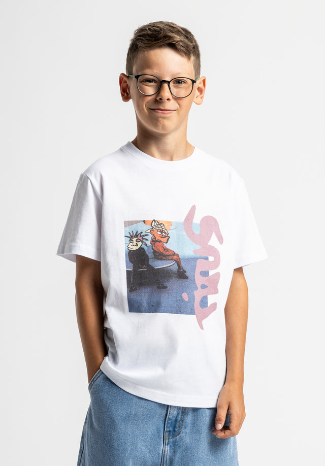 titus-chill-kids-t-shirt-mit-comic-frontprint image 2