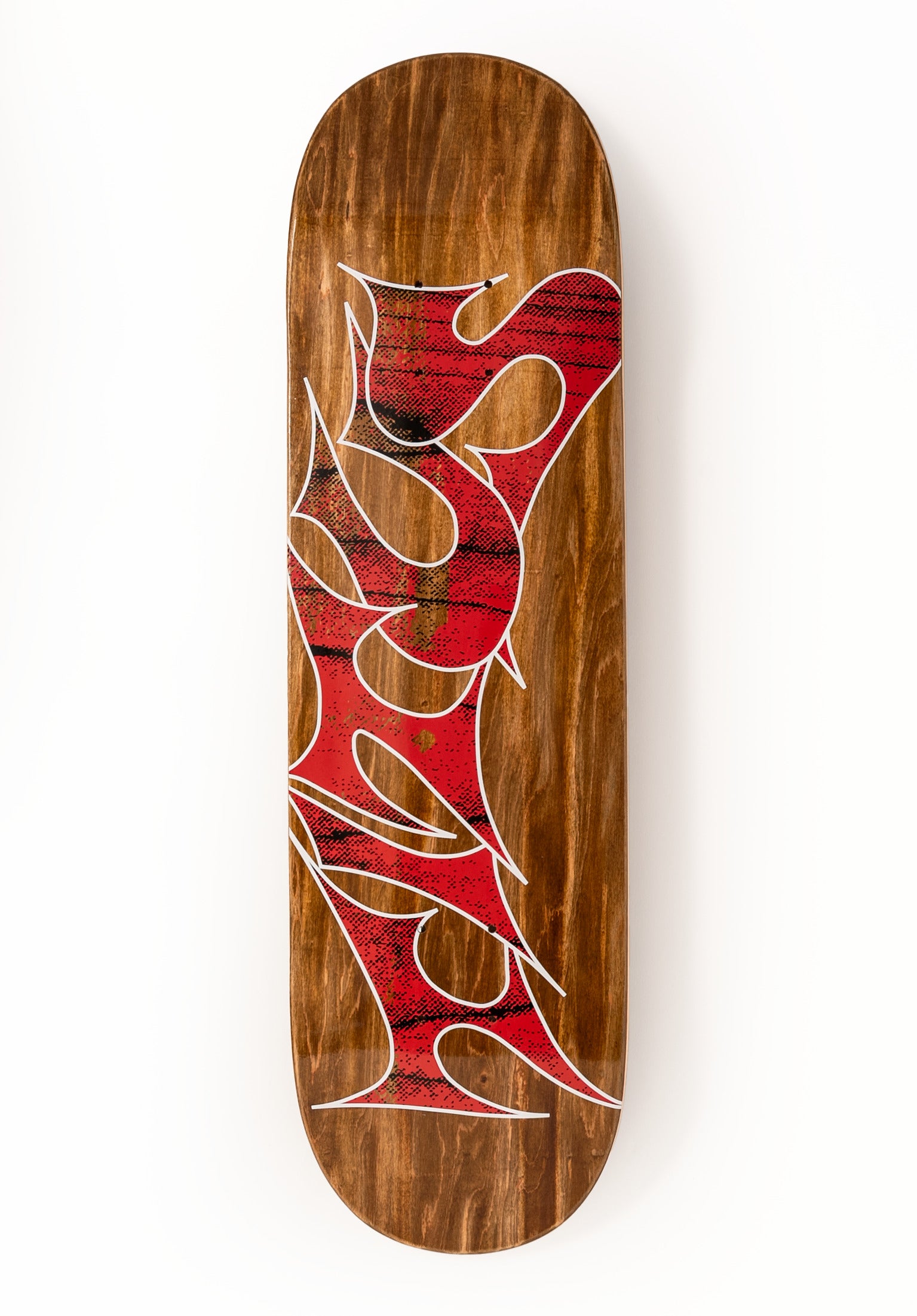 titus-classic-logo-mini-deck-braun-skateboard-deck image 1
