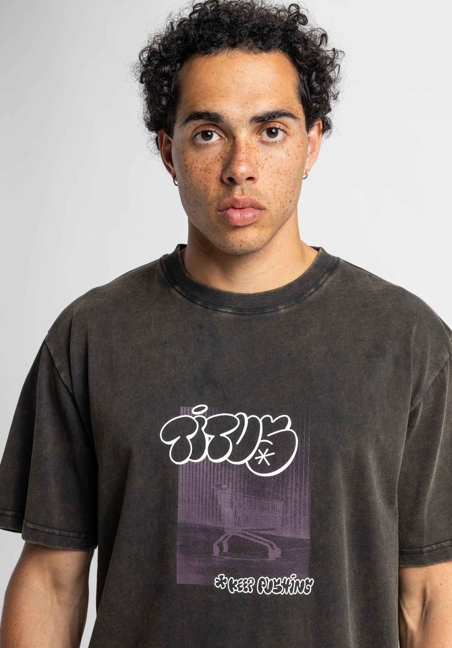 titus-shopping-cart-t-shirt image 1