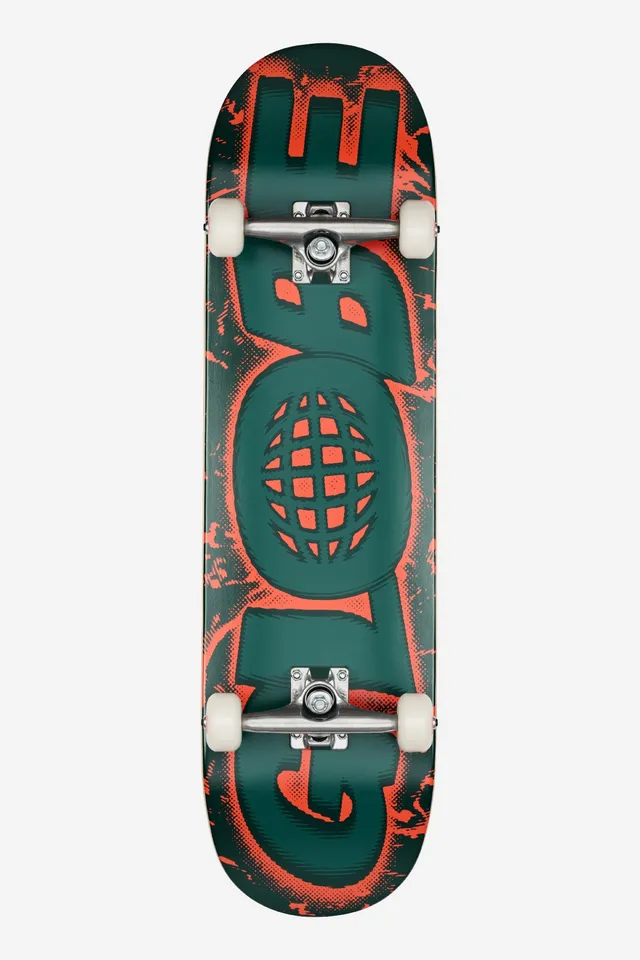 globe-g0-reverb-8-375-complete-skateboard-dark-olive-phantom image 1