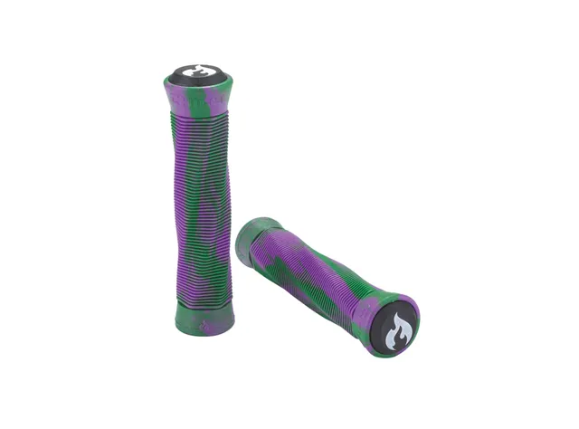 chilli-pro-scooter-handle-grips-green-purple-jumpstart-lenkergriffe image 1
