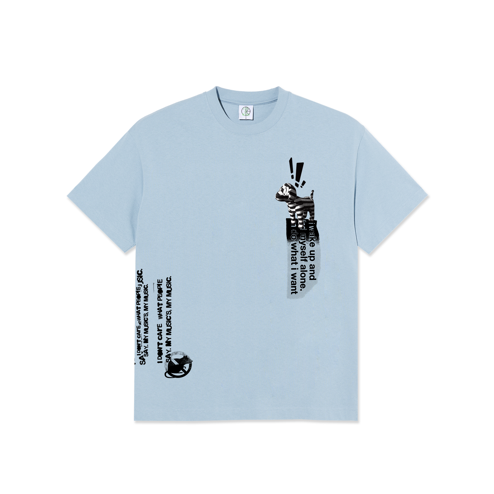 polar-skate-co-tee-my-music-light-blue-regular-fit-t-shirt image 1